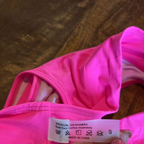 Yonique Two Piece High Waisted Thong Bikini Set Small - Picture 8 of 8